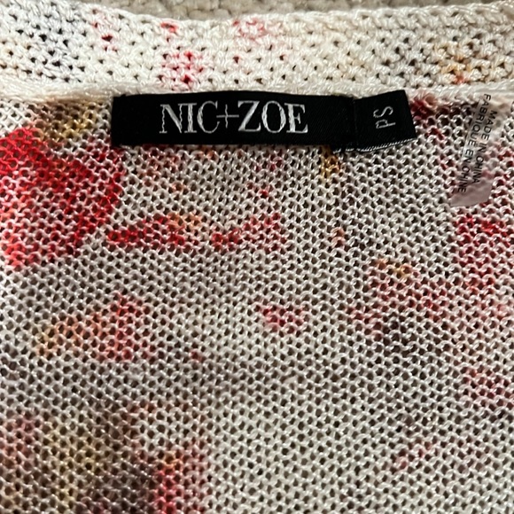 Nic + Zoe Lightweight Cardigan Size Petite Small - Picture 3 of 5